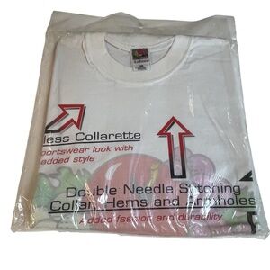 Vintage 90s FOTL Lofteez Shirt Size XL Fruit Of The Loom Promo Brand USA New